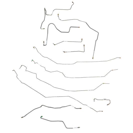 For 95-97 Camaro, Traction Control; Complete Brake Line Kit; Stainless-CBK0252SS