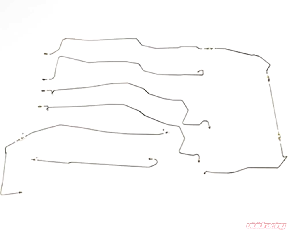 01-07 GM 3500 w/ 137 Wheelbase, Dually, Complete Brake Line Kit CBK0257SS - Complete Brake Line Kit Car Part People