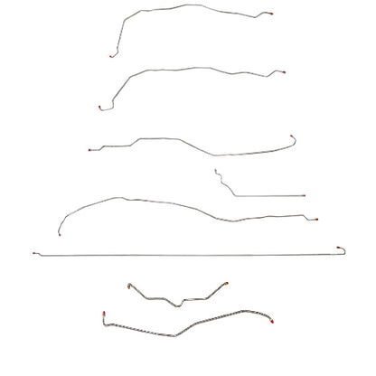 2001-2007 Chevrolet Silverado 2500 HD Complete Brake Line Kit Ext Cab Short Bed CBK0259SS