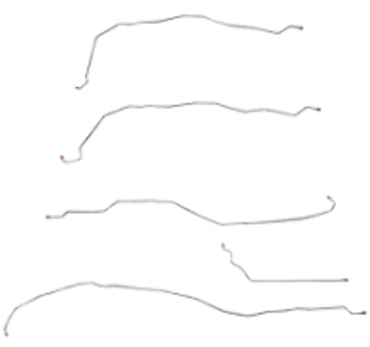 GM Complete Brake Line Kit; Fine Lines-CBK0259SS