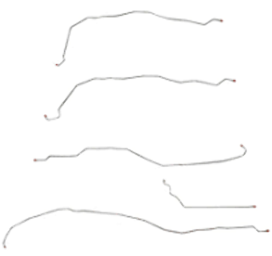 GM Complete Brake Line Kit; Fine Lines-CBK0259SS