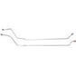 Fits 66 Chevy Malibu Hardtop w/ Standard Drum, Complete Brake Line Kit CBK0264SS