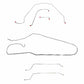 Fits 1966 Chevy Malibu Convertible w/ Power Drum, Complete Brake Line CBK0268SS
