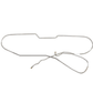 Fits 1966 Chevy Malibu Hardtop w/ Power Drum, Complete Brake Line Kit CBK0269SS - Complete Brake Line Kit Car Part People