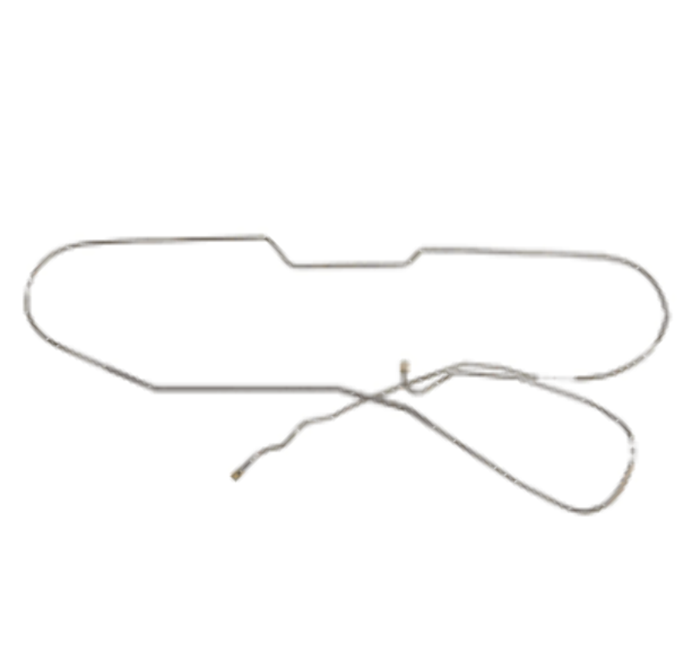 Fits 1966 Chevy Malibu Hardtop w/ Power Drum, Complete Brake Line Kit CBK0269SS - Complete Brake Line Kit Car Part People
