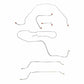 Fits 1965 Chevy Malibu Hardtop w/ Manual Drum, Complete Brake Line Kit CBK0271SS