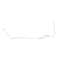 Fits 1965 Chevy Malibu Convertible w/ Manual Drum, Complete Brake Line CBK0272SS - Complete Brake Line Kit Car Part People