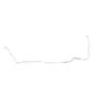Fits 1965 Chevy Malibu Convertible w/ Manual Drum, Complete Brake Line CBK0272SS