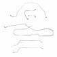 Fits 1965 Chevy Malibu Convertible w/ Manual Drum, Complete Brake Line CBK0272SS