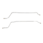 1967 Chevy Malibu w/ Manual Drum Brakes, Complete Brake Line Kit CBK0282SS