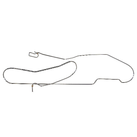 1967 Chevy Malibu w/Power Drum Brakes, Complete Brake Line Kit CBK0283SS - Complete Brake Line Kit Car Part People