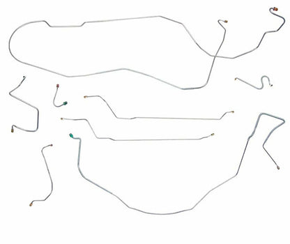 1967 Chevy Malibu w/ Manual Disc Brakes, Complete Brake Line Kit CBK0289SS - Complete Brake Line Kit Car Part People