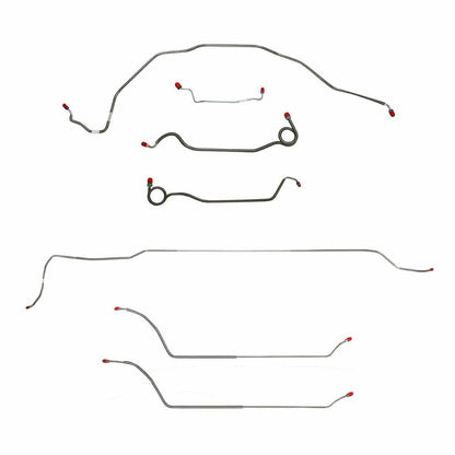 69 Chevy Malibu w/Manual Drum Brakes, Complete Brake Line Kit CBK0297SS