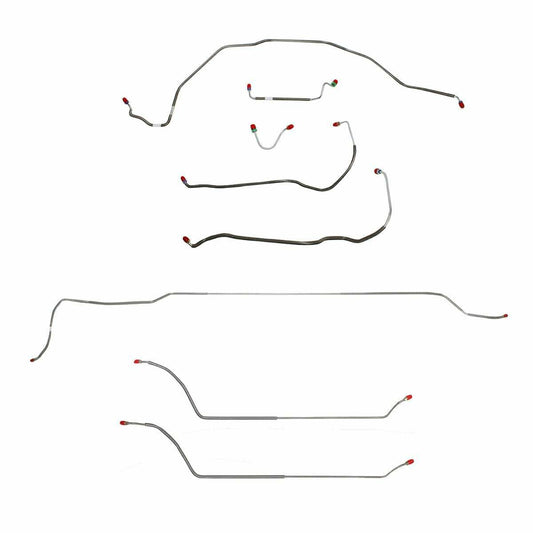 69 Chevy Malibu w/Manual Disc Brakes, Complete Brake Line Kit CBK0298SS - Complete Brake Line Kit Car Part People