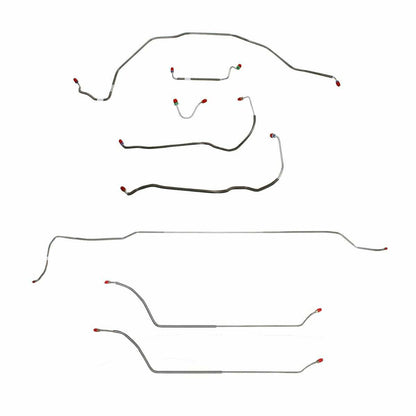 69 Chevy Malibu w/ Power Disc Brakes, Complete Brake Line Kit CBK0299SS - Complete Brake Line Kit Car Part People
