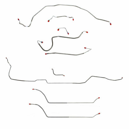 1970 Chevy Malibu w/ Manual Disc Brakes, Complete Brake Line Kit CBK0302SS