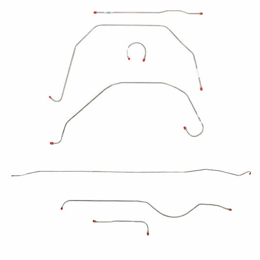 CBK0307SS- 1947-50 GM Series 1 1/2-ton Truck, 2WD, Short Bed, Complete Brake Line Kit