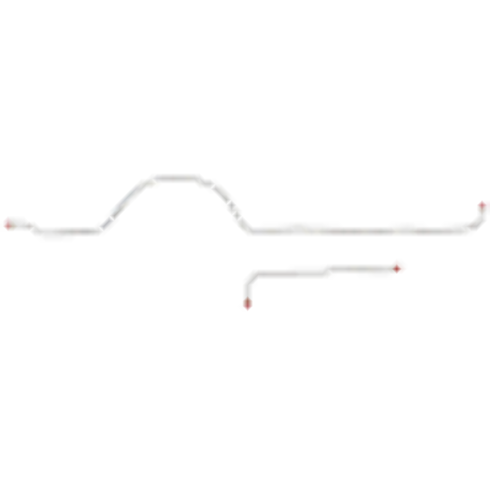 GM Complete Brake Line Kit; Fine Lines-CBK0308SS