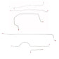 1955-1956 Chevrolet 3100 Truck Complete Brake Line Kit Series II Short Bed CBK0311SS