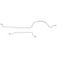 1955-1956 Chevrolet 3200 Complete Brake Line Kit Long Bed Stainless CBK0312SS