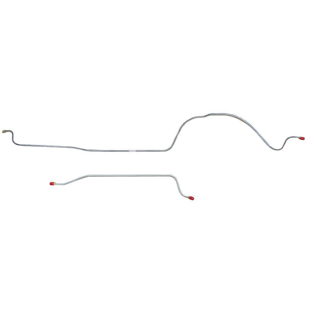1955-1956 Chevrolet 3200 Complete Brake Line Kit Long Bed Stainless CBK0312SS