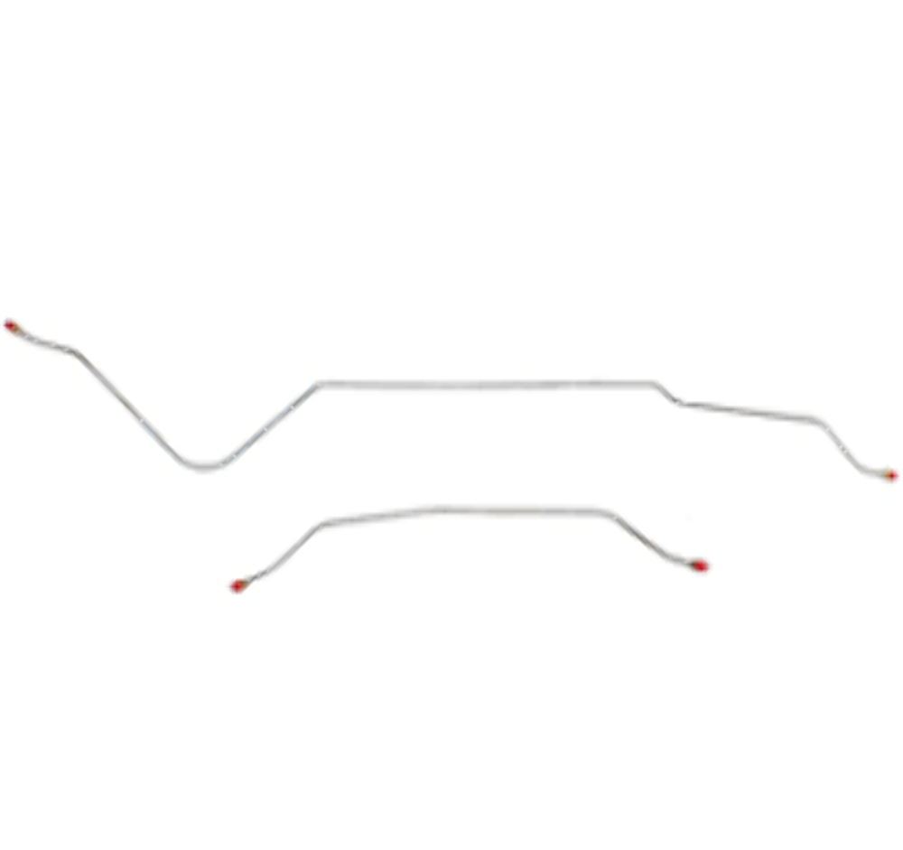 Fits 1967-70 Chevy C10 / GM C1500 Truck 2WD Standard Brakes Short Bed CBK0318SS - Complete Brake Line Kit Car Part People