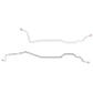 Chevy Complete Brake Line Kit; Fine Lines-CBK0337SS