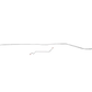 Fits 1995-99 GMC Yukon, 4WD; Complete Brake Line Kit Stainless CBK0340SS