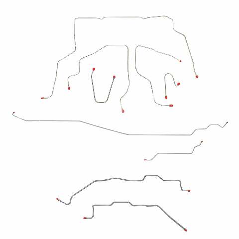 Fits 1995-98 GM 1500 Truck, 4WD, Reg Cab w/ Short Bed, non-Dually Axle CBK0342SS