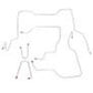 95-00 GM 2500/3500 Truck 4WD, Ext. Cab/Short Bed, non-Dually Axle CBK0347SS