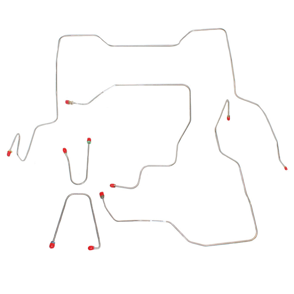 1995-2000 Chevrolet Silverado 2500/3500 Complete Brake Lien Kit 4WD Ext Cab Short Bed SRW CBK0347SS