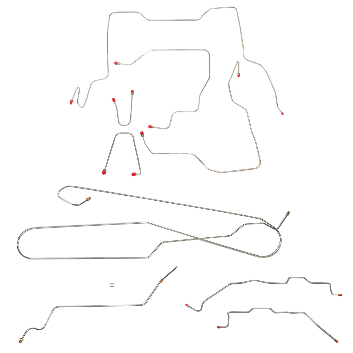 1995-2000 Chevrolet Silverado 2500/3500 Complete Brake Lien Kit 4WD Ext Cab Short Bed SRW CBK0347SS
