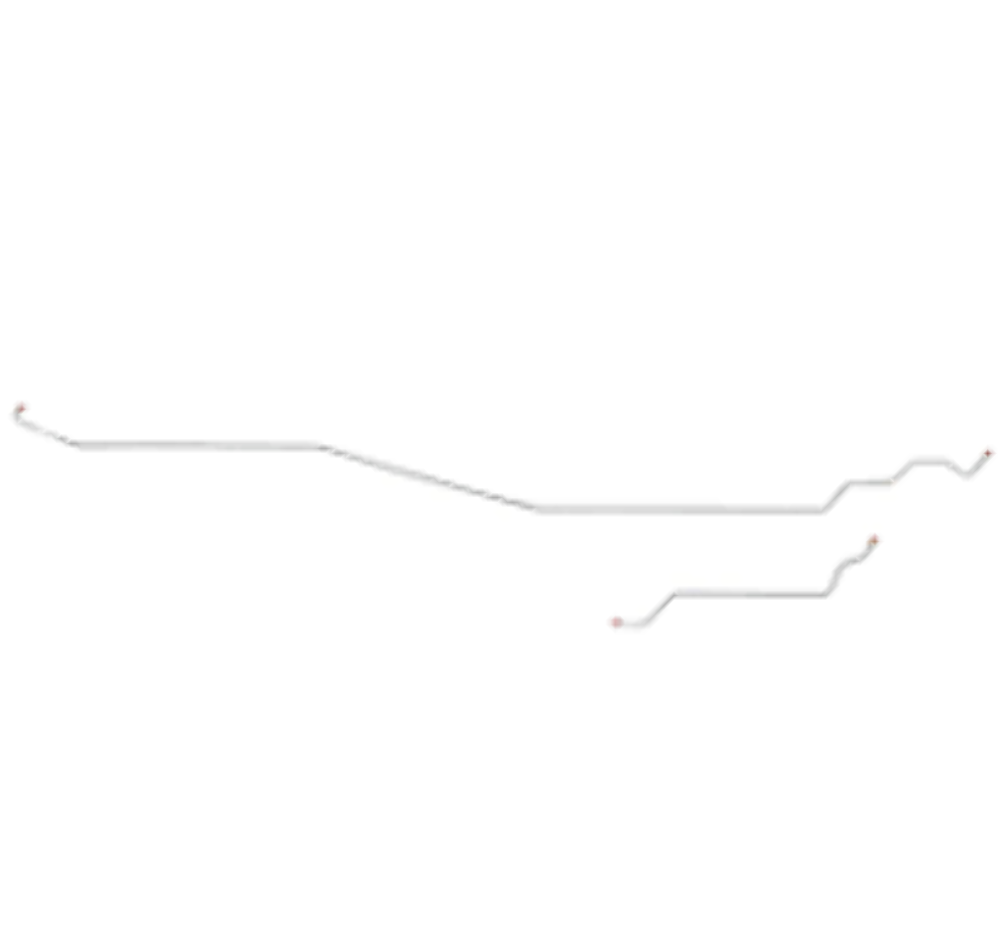 Fits 1995-00 GM 2500/3500 Truck 2WD RegCab/Short Bed, non-Dually Axle CBK0348SS - Complete Brake Line Kit Car Part People