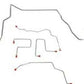 Fits 2001-04 GM Sonoma/Jimmy, ZR2 models, 4WD; Complete Brake Line Kit CBK0355SS