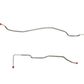 Fits 2001-04 GM Sonoma/Jimmy, ZR2 models, 4WD; Complete Brake Line Kit CBK0355SS