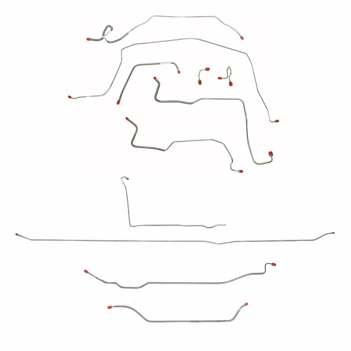 Fits 1971-72 Chevy C10 / GM C1500, 2WD, Standard Brakes, Long Bed CBK0356SS