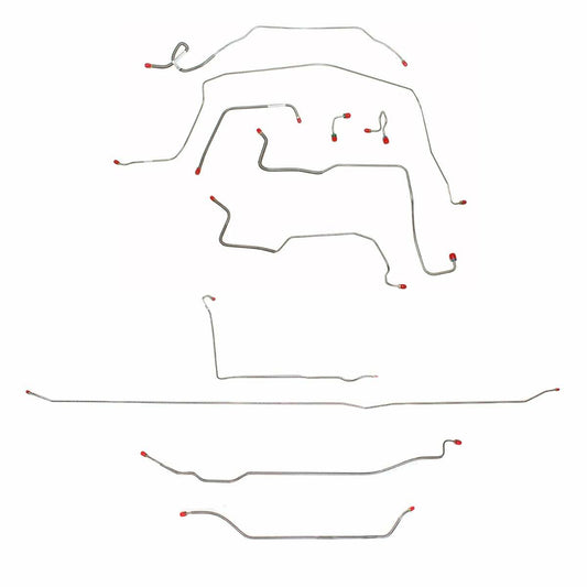Fits 1971-72 Chevy C10 / GM C1500, 2WD, Standard Brakes, Long Bed CBK0356SS