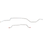 Fits 1963-66 Chevy C10 Short Bed, Power Disc Brake Line Conversion Kit CBK0366SS - Complete Brake Line Kit Car Part People