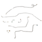 Fits 1967-70 Chevy C10 Long Bed Power Disc Brake Line Conversion Kit; CBK0369SS