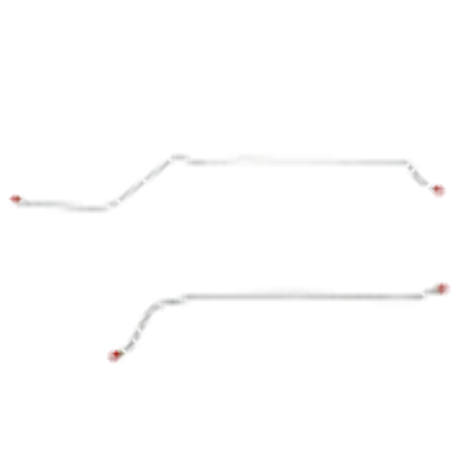Chevy Complete Brake Line Kit; Fine Lines-CBK0392SS