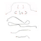 Chevy Complete Brake Line Kit; Fine Lines-CBK0396SS