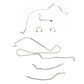 Chevy Complete Brake Line Kit; Fine Lines-CBK0397SS