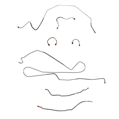 Chevy Complete Brake Line Kit; Fine Lines-CBK0399SS