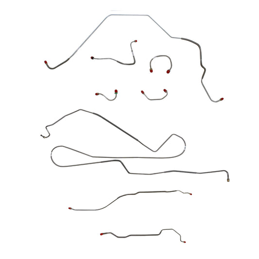 Chevy Complete Brake Line Kit; Fine Lines-CBK0400SS