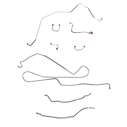 Chevy Complete Brake Line Kit; Fine Lines-CBK0401SS