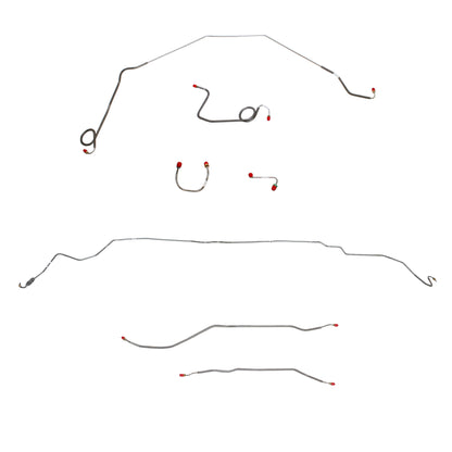 Chevy Complete Brake Line Kit; Fine Lines-CBK0403SS