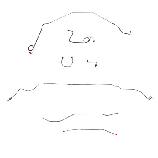 Chevy Complete Brake Line Kit; Fine Lines-CBK0403SS