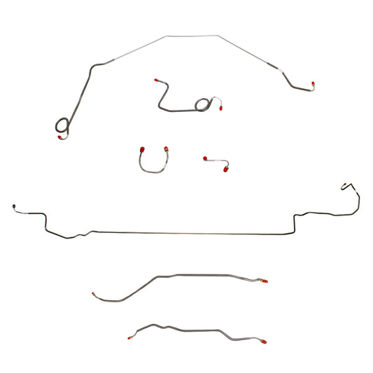 Chevy Complete Brake Line Kit; Fine Lines-CBK0409SS