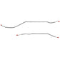 1971-1973 Chevrolet Nova Complete Brake Line Kit Front Power Disc Stainless CBK0411SS