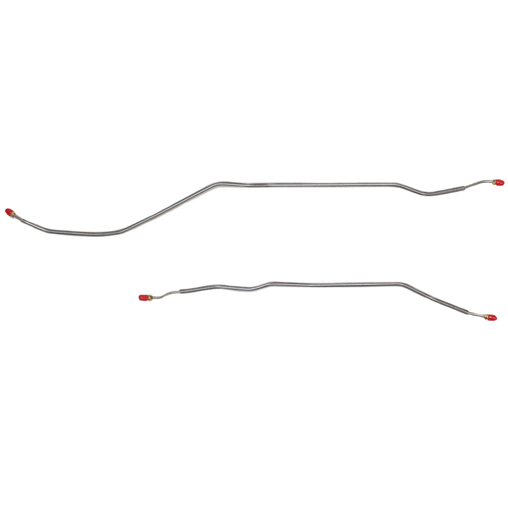1971-1973 Chevrolet Nova Complete Brake Line Kit Front Power Disc Stainless CBK0411SS